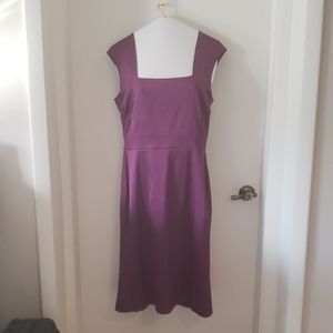 Evening dress / cocktail dress plum jeweled color